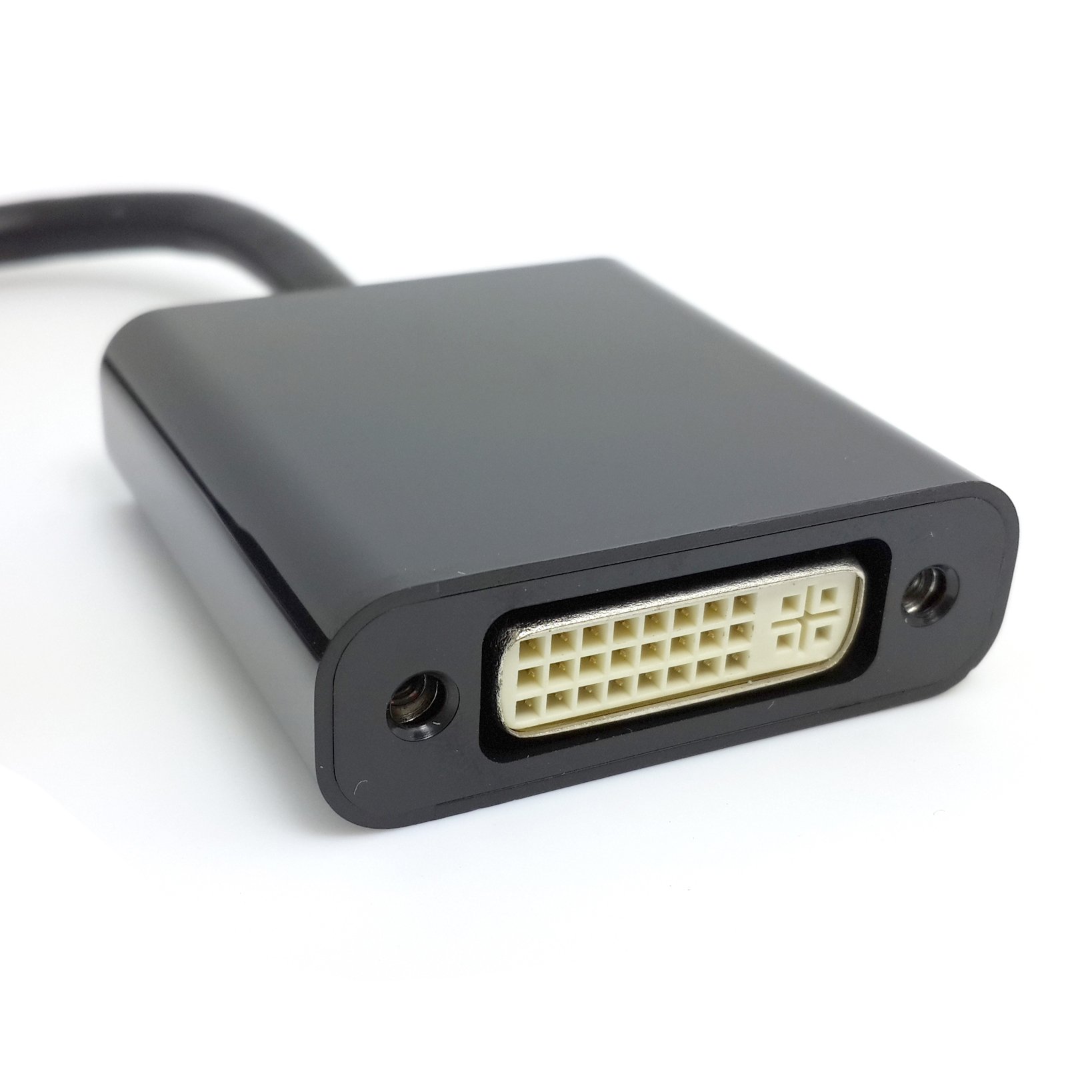 Adaptador DisplayPort a DVI, adaptador de cable convertidor de monitor DisplayPort macho a DVI hembra chapado en oro para computadora, computadora de escritorio, laptop, monitor, proyector 2