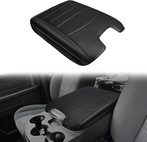 Miniatura 98 de Muslogy Funda para reposabrazos de consola central compatible con Chevy Silverado/Tahoe y GMC Sierra/Yukon 2007-2013, cojín para reposabrazos
