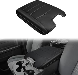 Muslogy Armrest Cover for Ram 1500 13-18 & 2013+ 2500, Regular Thick, Bench
