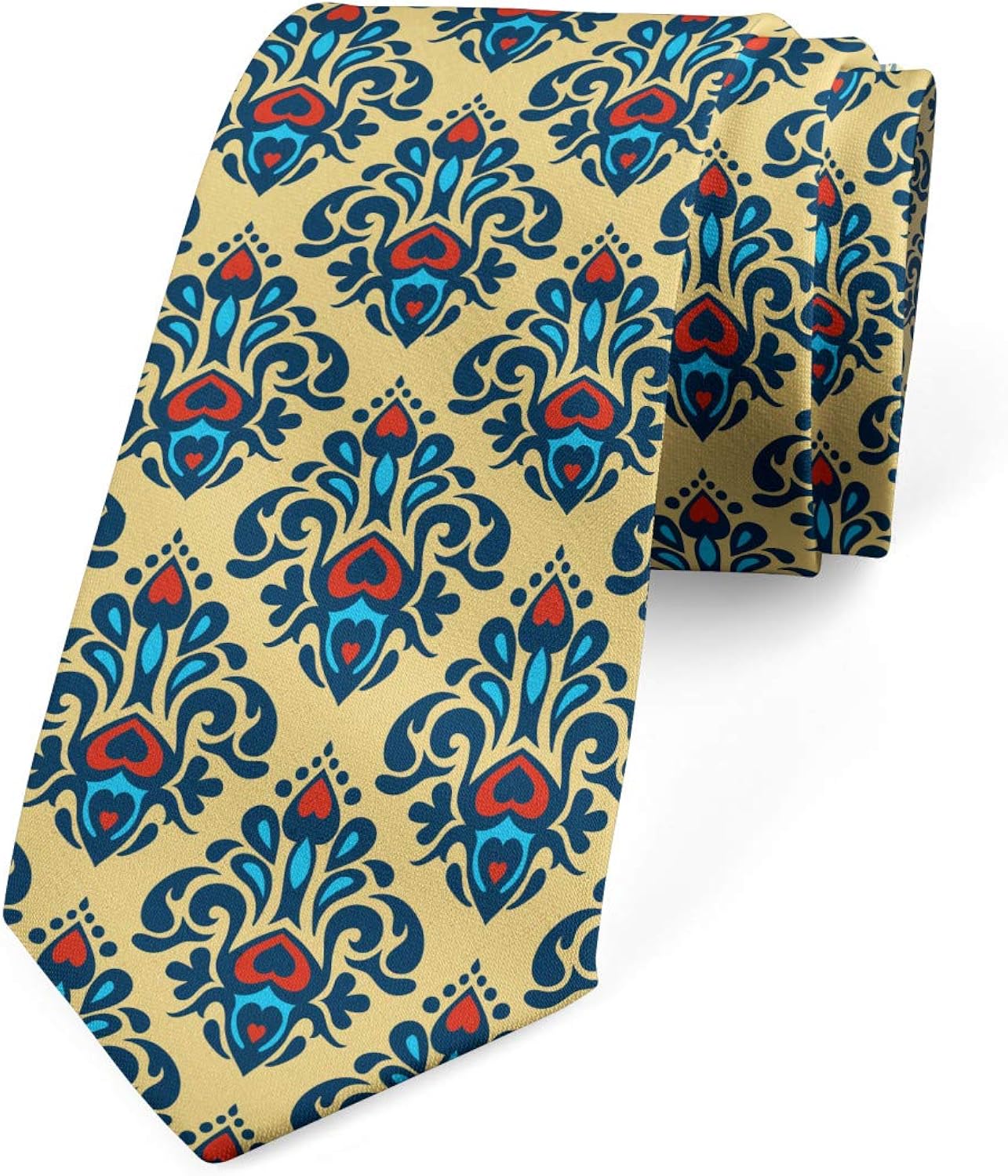 ambesonne multicolor modern men's tie