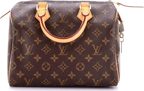 Pre-Loved Speedy Handbag 25, Brown
