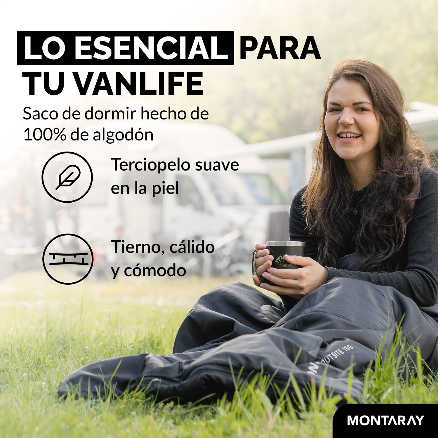 Saco de dormir con manta para 3 – 4 estaciones, saco de dormir exterior para camping con almohada, saco de dormir suave y cálido, con y sin capucha, saco de dormir para adultos, saco de