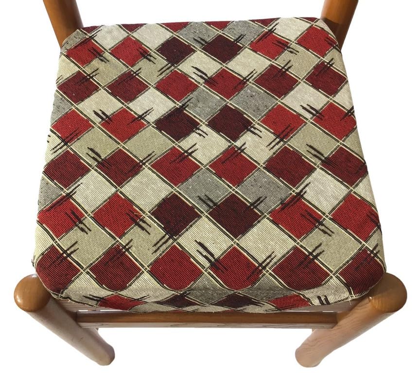 mauro galettes de Chaise à Rabats-Lot de 4-Tissu Gobelin-avec Fermeture éclaire