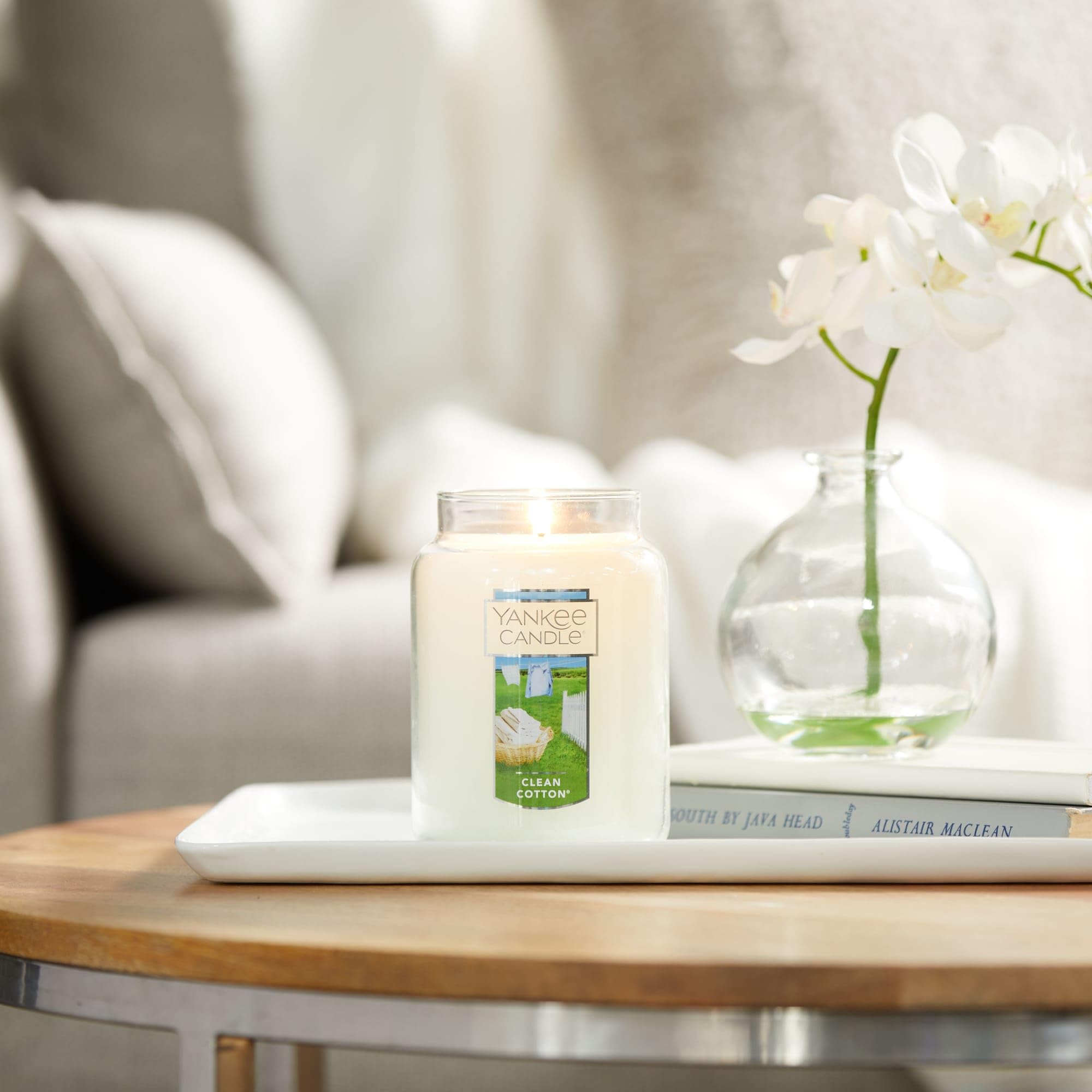 Yankee Candle Company Clean Cotton Large Jar Candle : Amazon.ca: Home