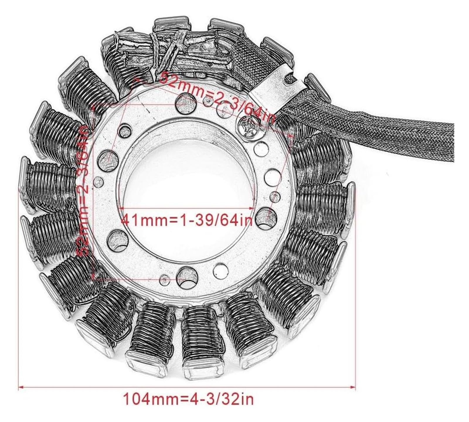 pour Triumph 955 pour Tiger pour Speed ​​pour Triple pour Sprint St RS pour Daytona 955i T1300502 T130035 Générateur Magnéto D'allumage Bobine Stator Bobine Magnéto Stator