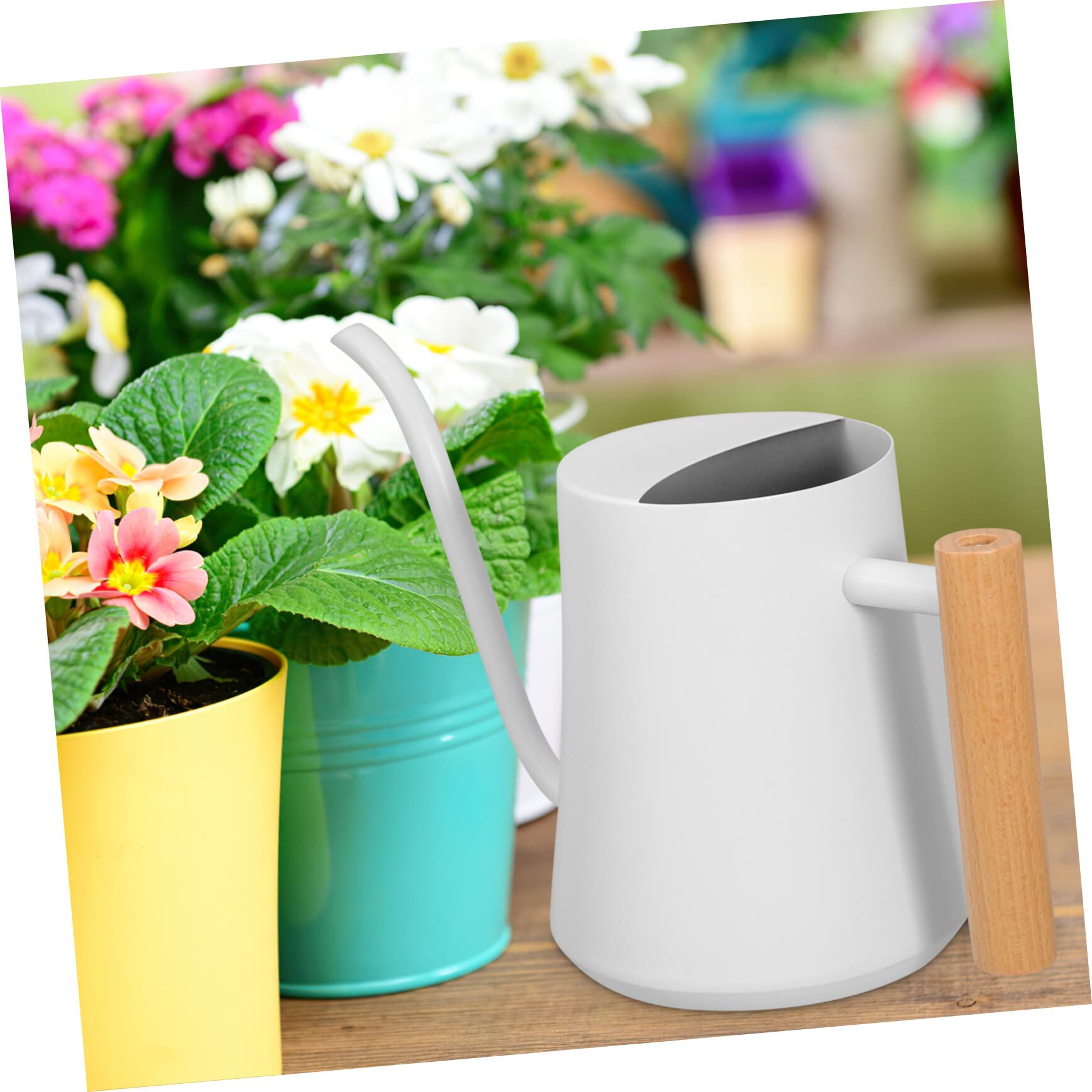 DOITOOL Annaffiatoio in Acciaio Inossidabile Beccuccio Per Piante Vaso Da Giardino Per Interni Ed Esterni