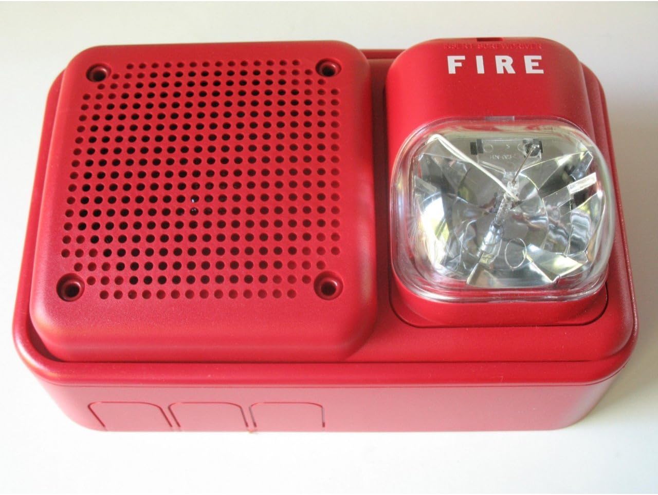 System Sensor SpectrAlert SP2R1224MC wall-mount Red Speaker Strobe ...