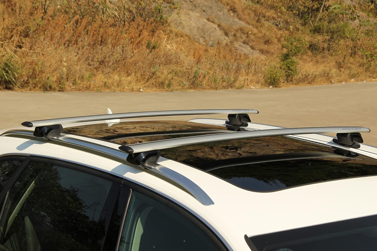 BRIGHTLINES Heavy Duty Anti-Theft Premium Aluminum Roof Bars Roof Rack Crossbars Compatible with Buick Enclave 2018 2019 2020 2021 2022 2023 2024