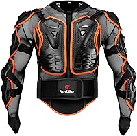 Vista 8 de HEROBIKER - Chaqueta de armadura completa para motocicleta, protección para la columna y el pecho, equipo de motocross, protector para motocicleta