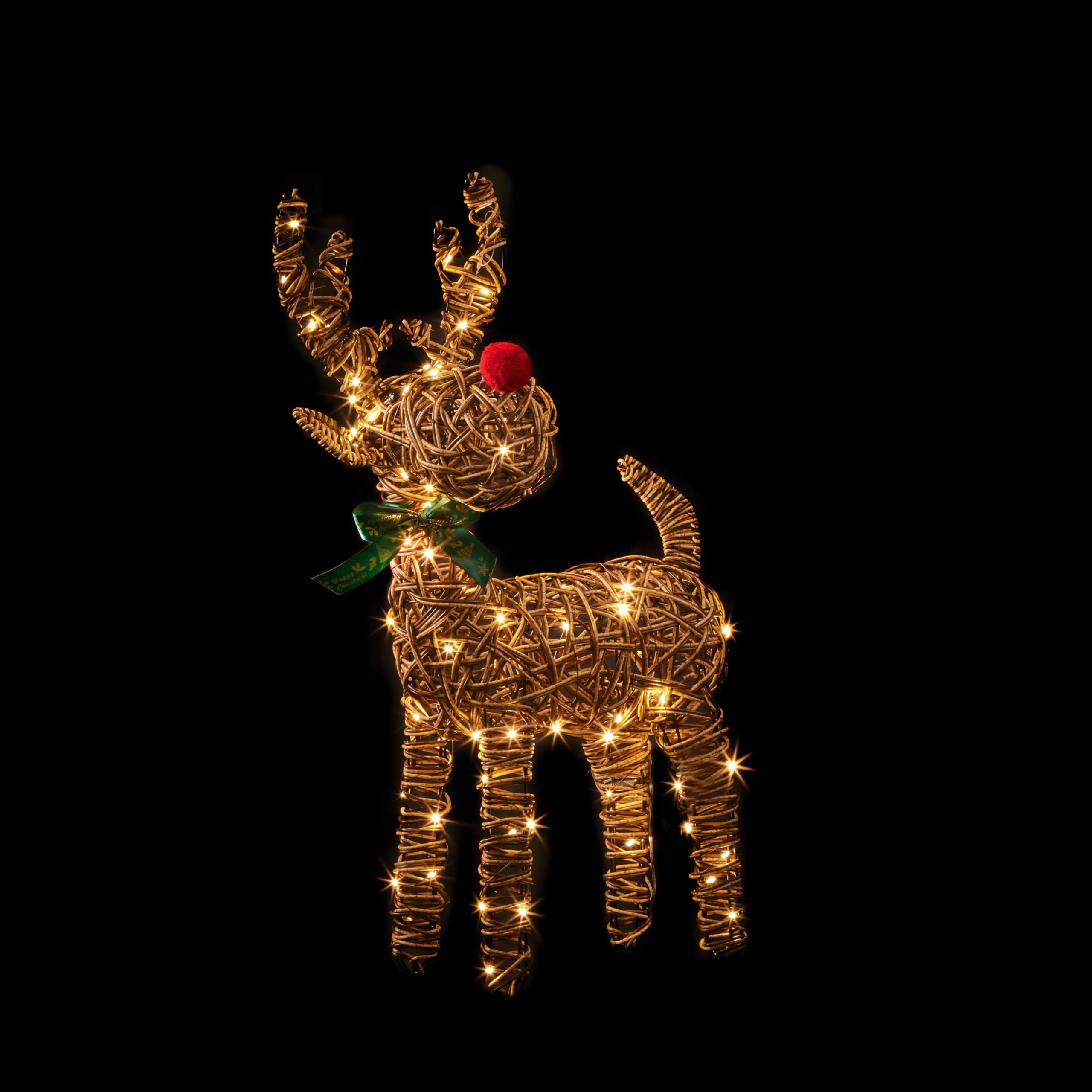 Premier - Outdoor Big Nose Reindeer 80 Warm White LEDs - 67cm