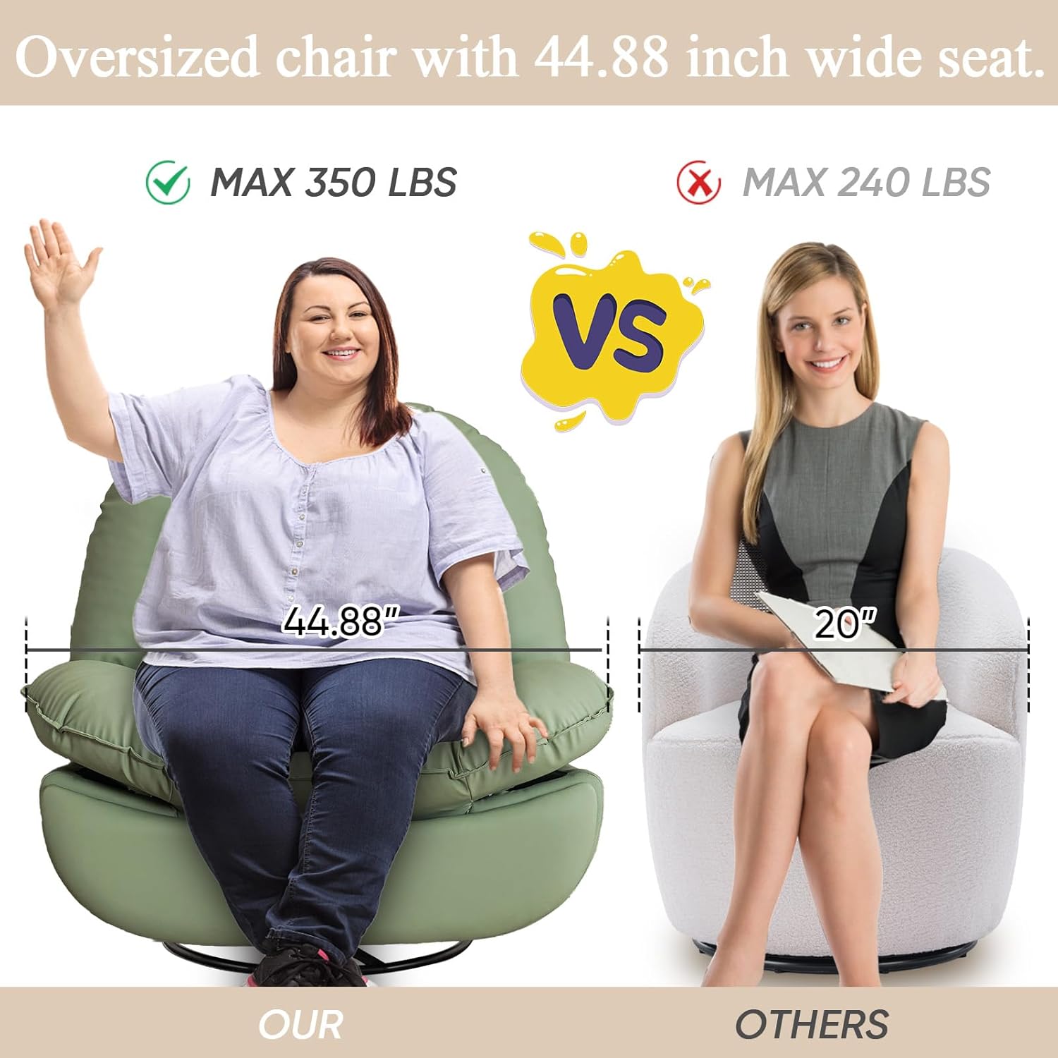 Oversized Electric Recliner Chair, 360 Swivel Rocking Glider Rocker for Adults Modern Ergonomic Lounge for Living Room Phone Stand& Smart Control Theater Seating (Black, Silicone Leather)