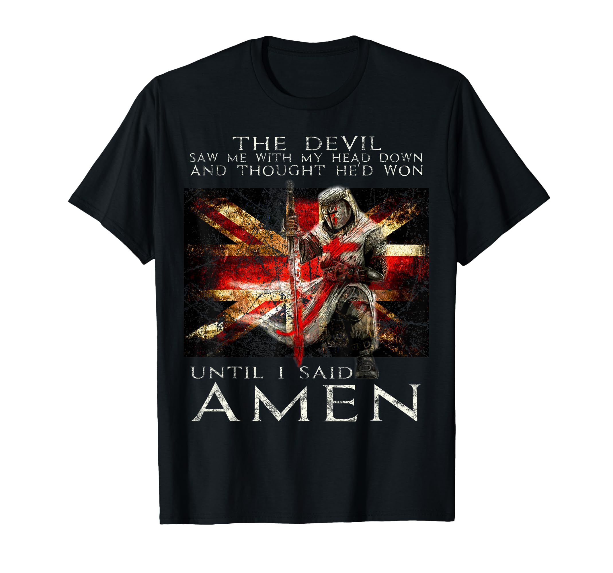 The Devil Saw Me - Knights Templar Tshirt