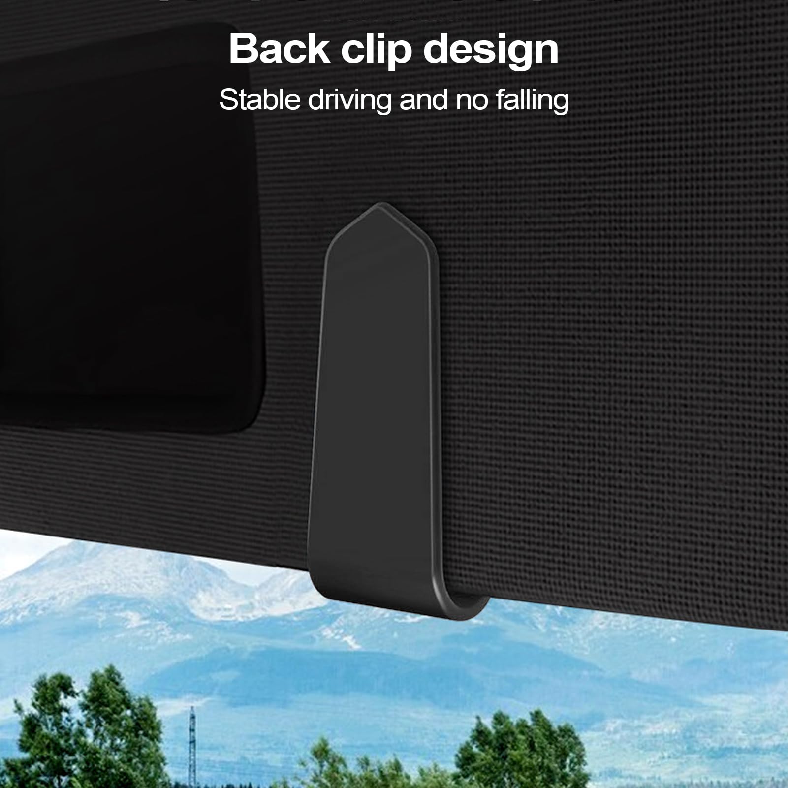 Porta Occhiali Da Sole Per Auto - Clip Magnetica Per Visiera, In ABS E Silicone - Foto 2