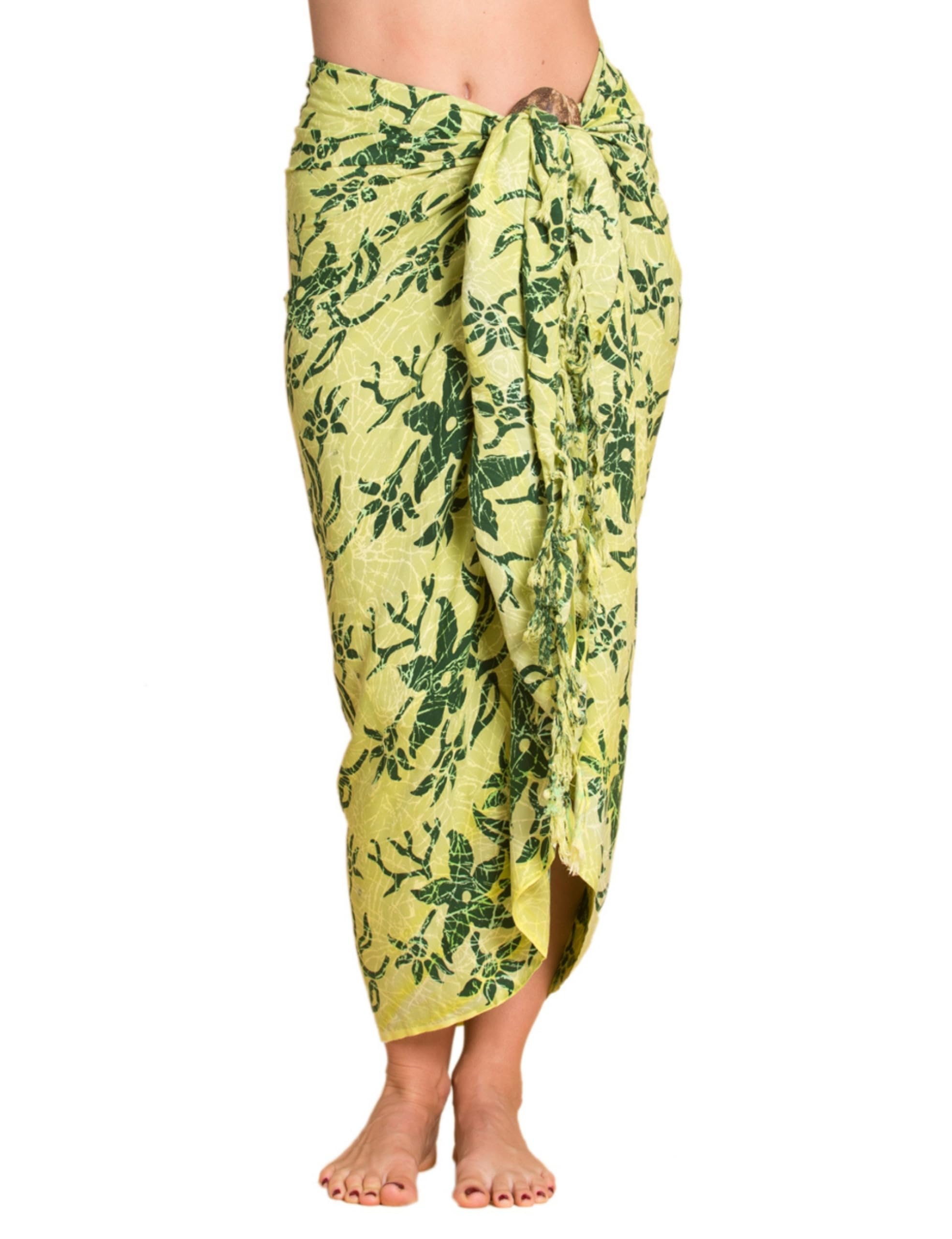 PANASIAM Sarong B007 light green, L