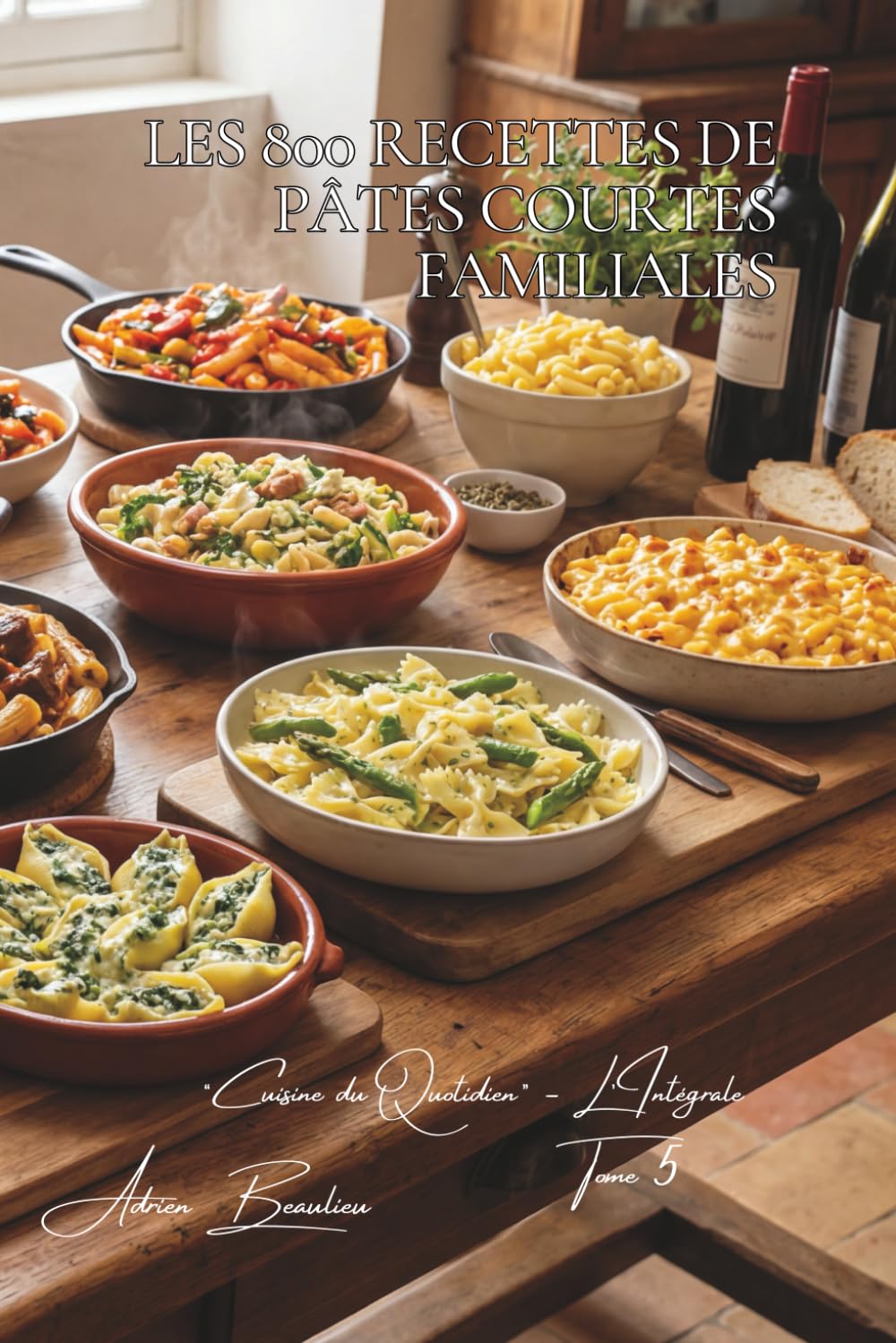 Les 800 Recettes de Pâtes Courtes Familiales: Pennes, Rigatoni & Farfalles — la cuisine de la grande tablée (Une Encyclopédie Culinaire — Série 6 — La ... du Quotidien — L'Intégrale) (French Edition)      Paperback – February 26, 2026