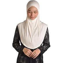 Mu Lan Legend Handmade | Muberra Instant Hijab | One Piece Easy Slip On Practical and ComfortableL Size