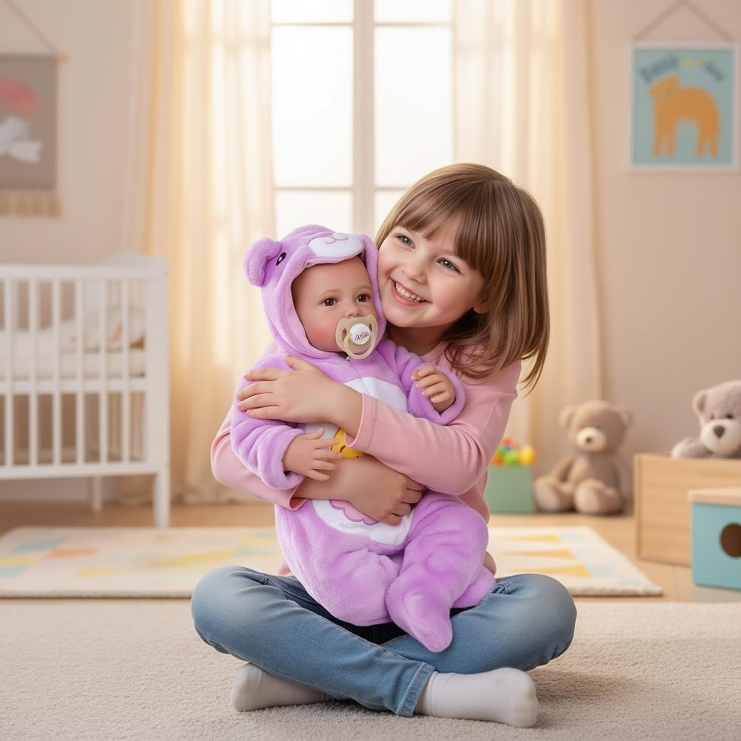 BABESIDE Reborn Baby Dolls - 20 inch Cute Soft Vinyl Realistic Baby Doll Real Life Baby Dolls with Complete Accessories Perfect for Cuddling, Playtime, and Gift Giving for Kids Age 3+