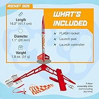 Vista 3 de Set de lanzamiento de cohete Cox 1478, de Estes, Flash, 1