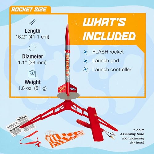 Miniatura 3 de Set de lanzamiento de cohete Cox 1478, de Estes, Flash, 1