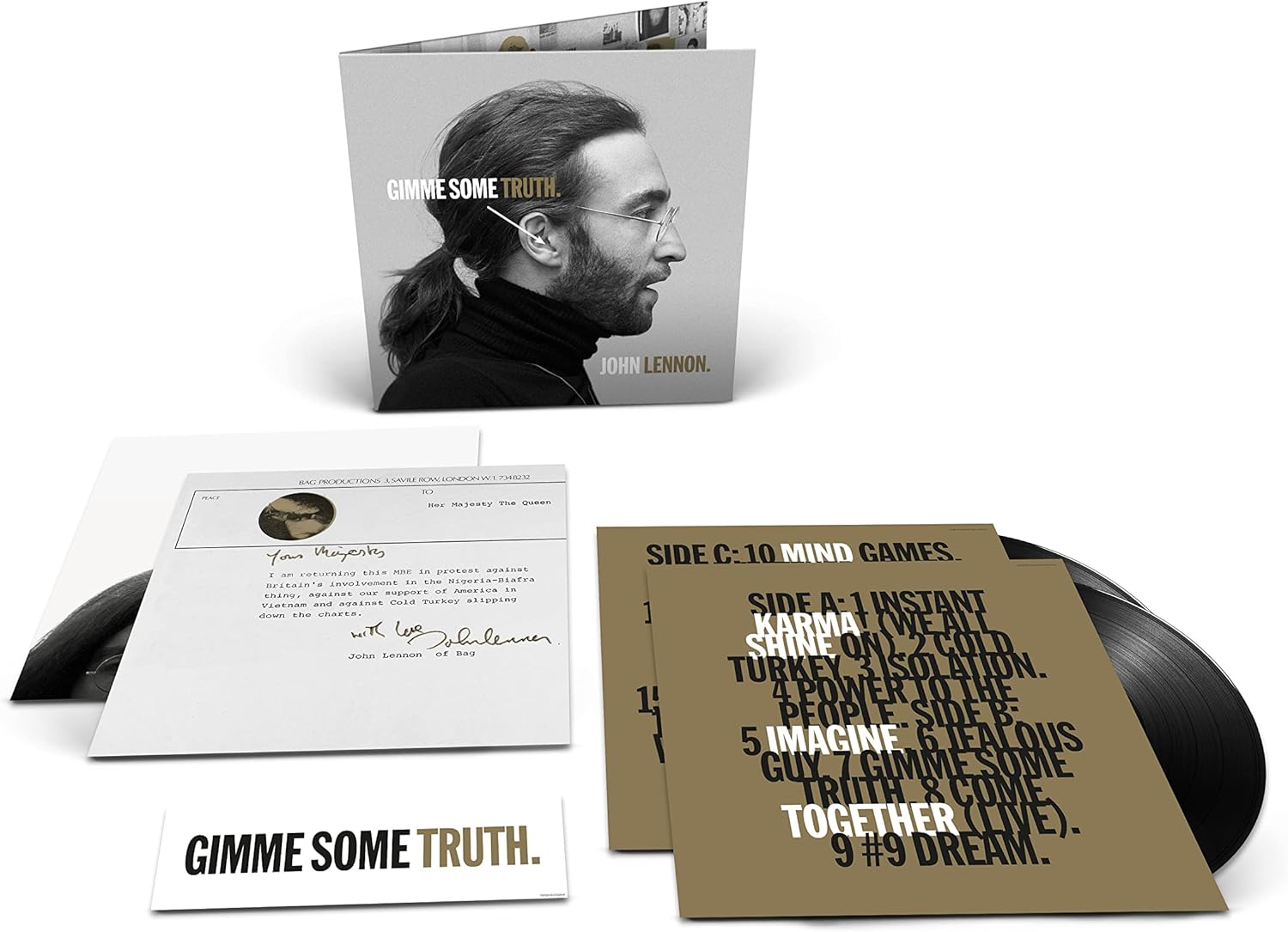 GIMME SOME TRUTH. [2 LP] por John Lennon — capa do álbum