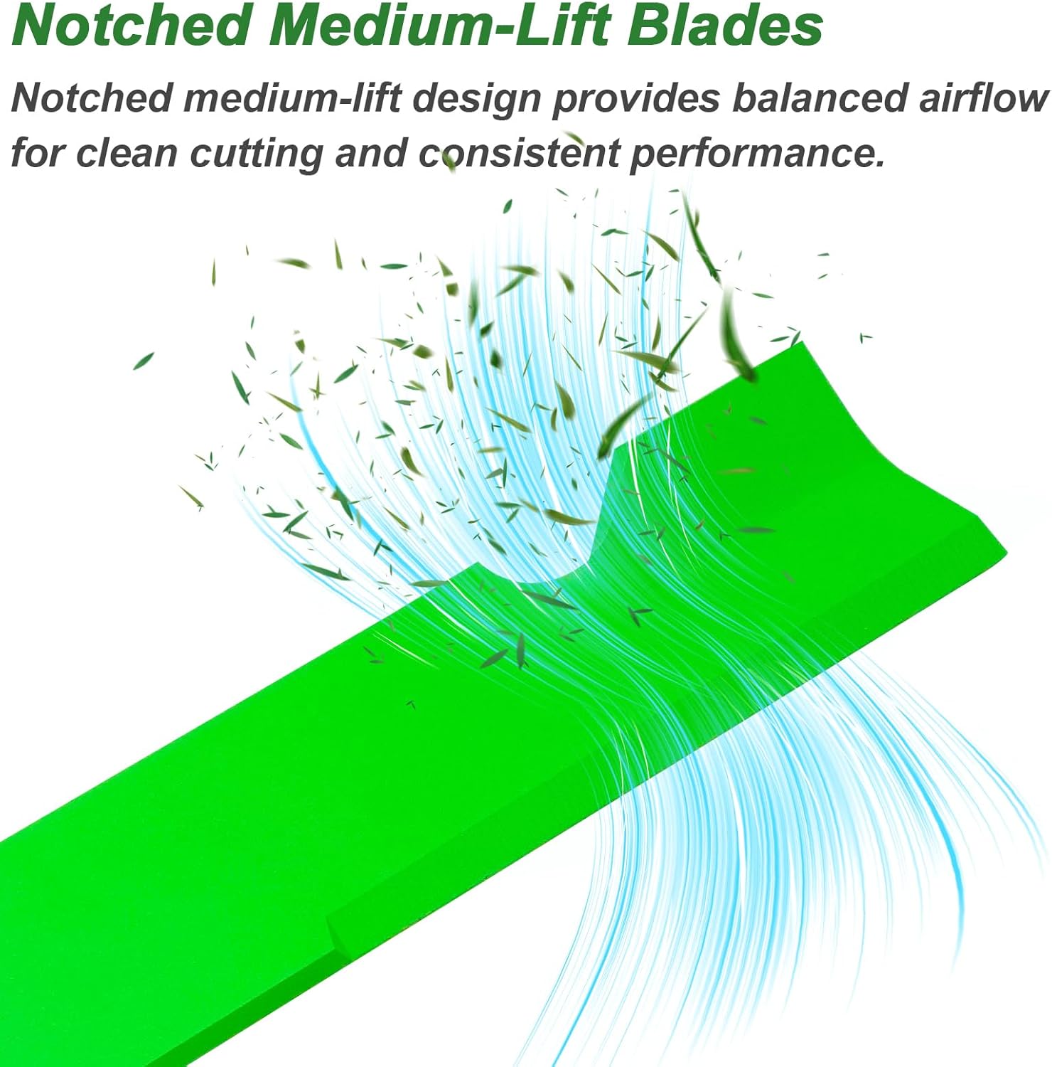 5102227 High Lift Blades Fit for 72 inch Hus qvarna Bob cat Fe rris 3100 4000 4500 3100Z 3200Z F320Z Mower Deck Replaces 574481401 112111-04 3 Pack