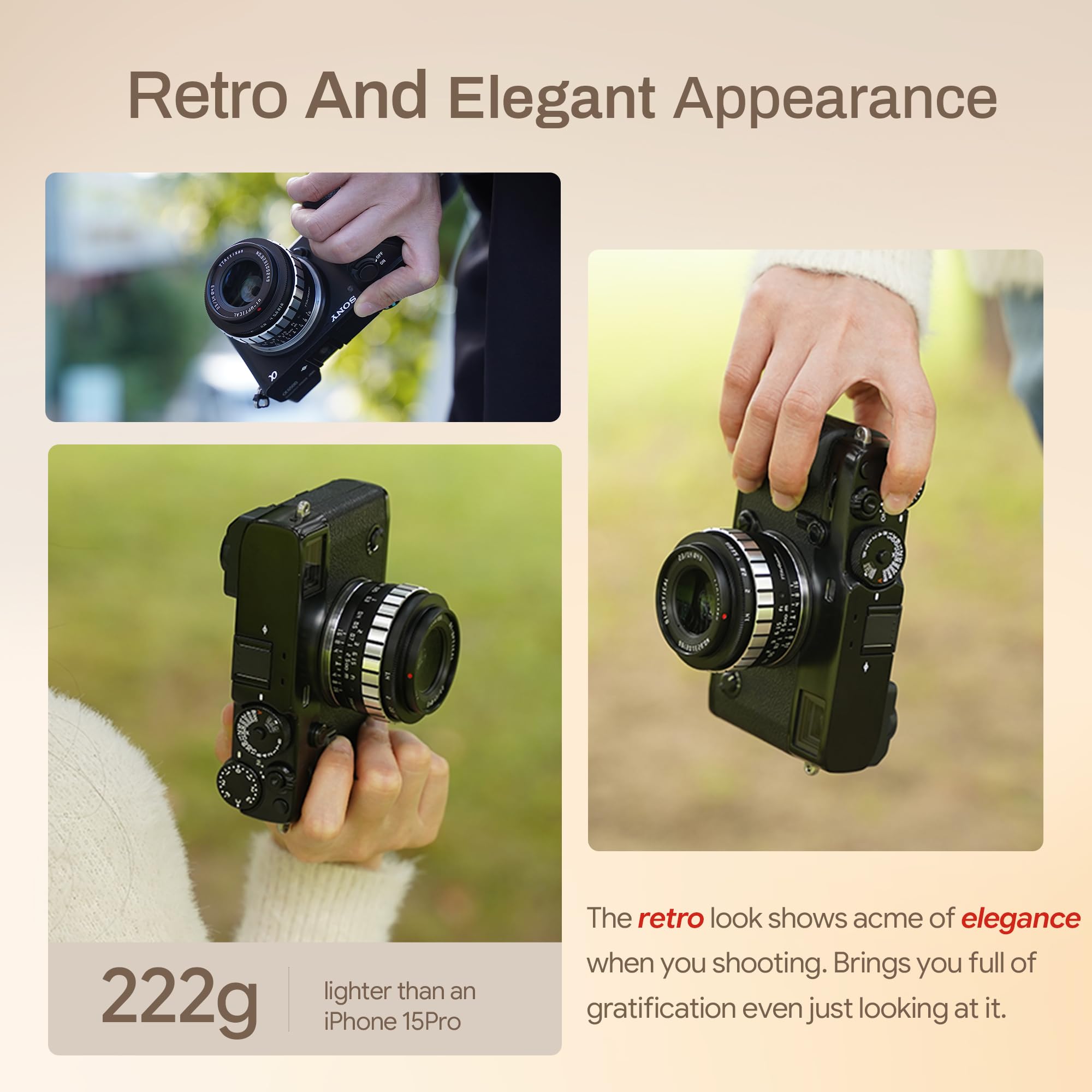 Amazon.com : TTArtisan 23mm F1.4 APS-C Wide-Angle Prime Lens