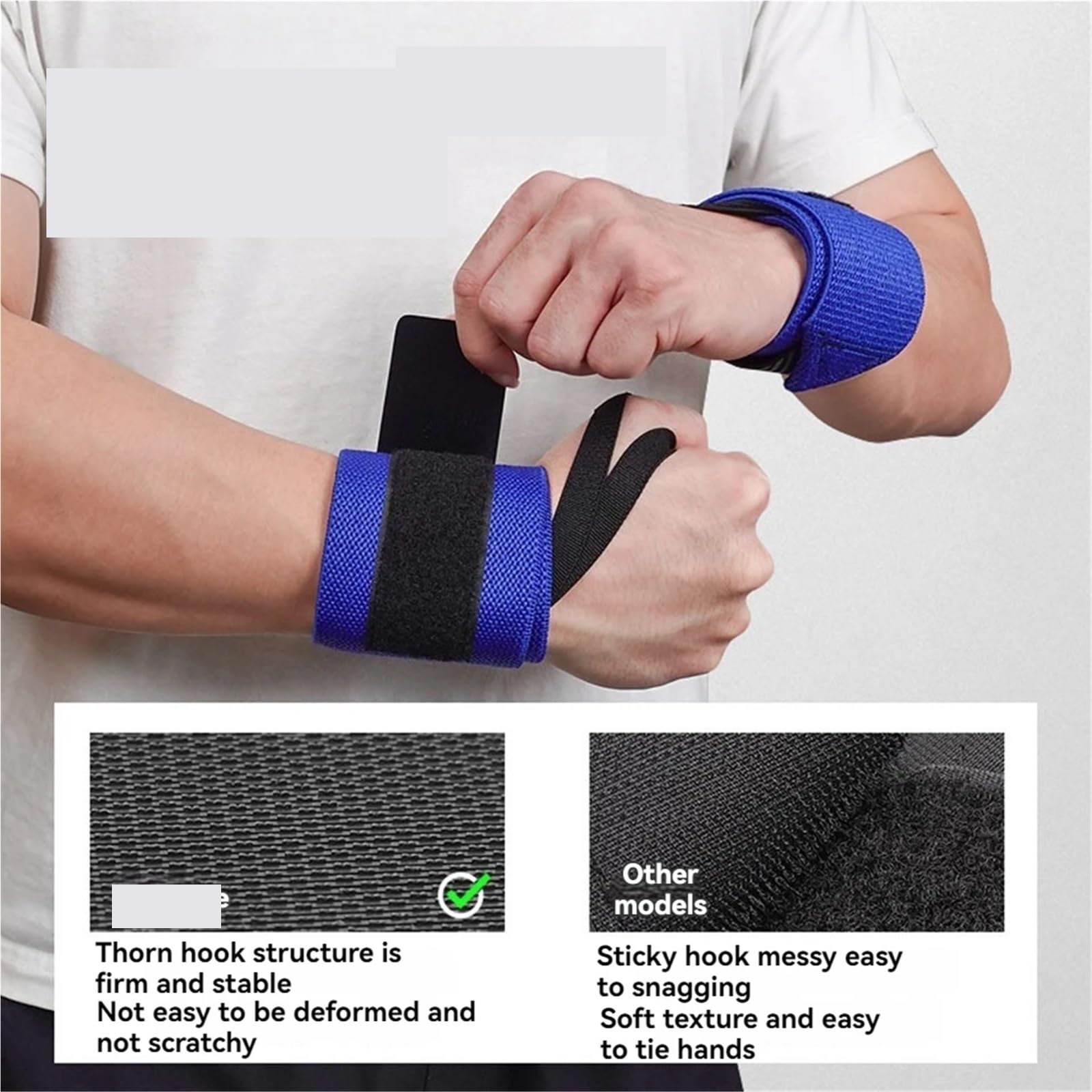 Straps Palestra 1 paio di fasce da polso for il supporto del, for sollevamento pesi, palestra, allenamento, for, powerlifting