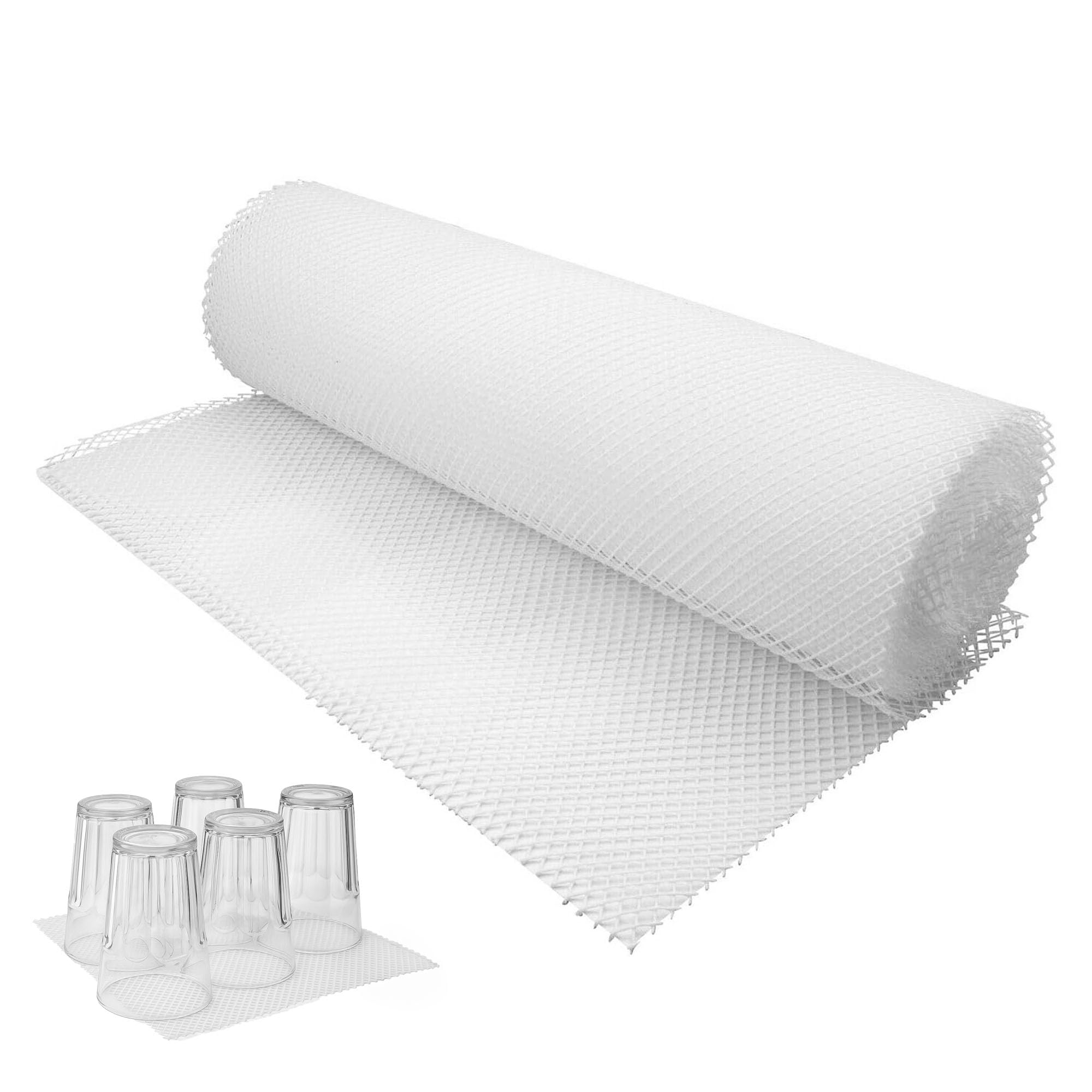 Chabrias Ltd PVC Clear Bar Shelf Liner 10 Metre Anti-Microbial Mesh Roll for Pub, Bar, Kitchen & Home Non-Slip, Hygienic, Durable Mat for Drying Glasses, Bottles, Cups & More, Easy to Clean