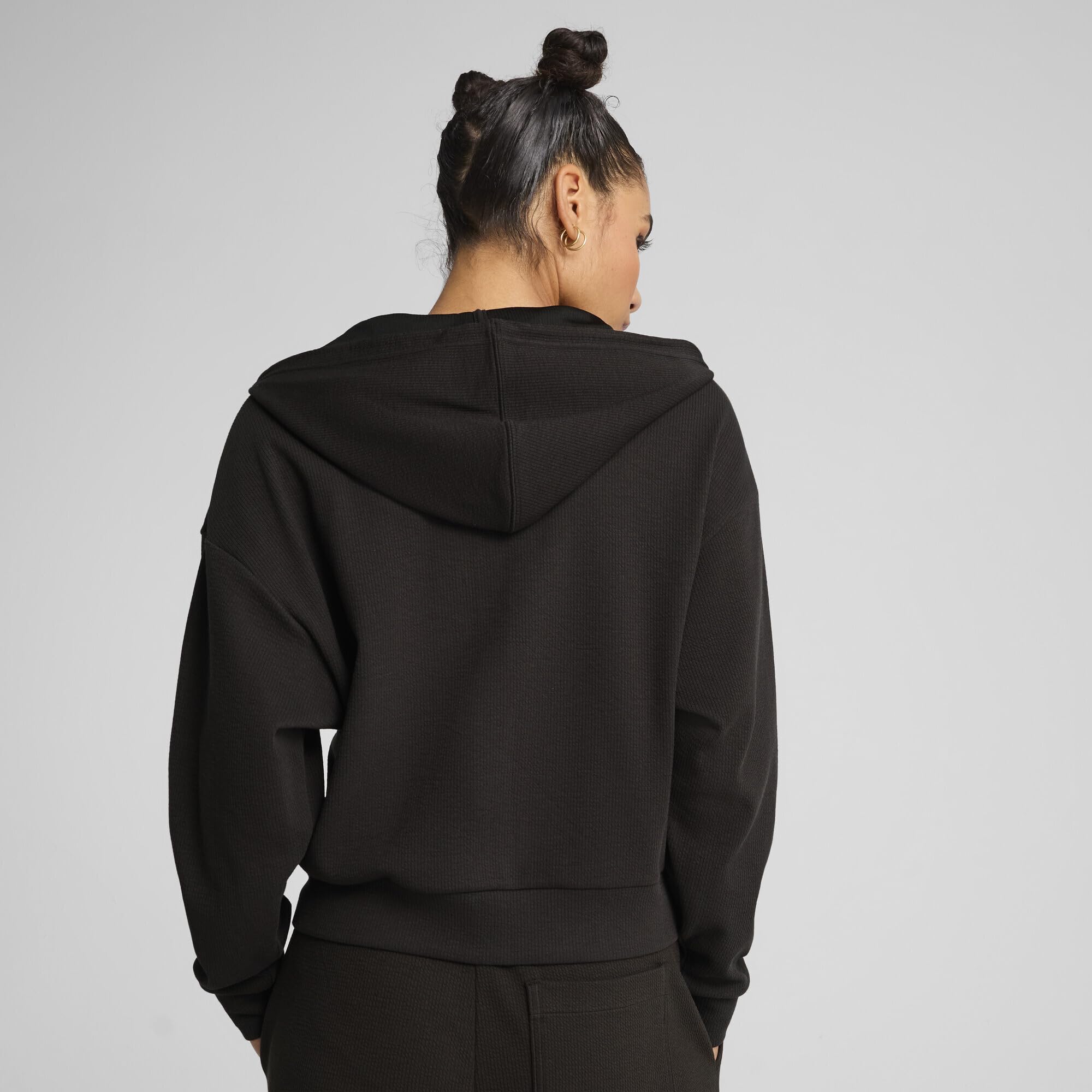 Puma Her Comfort Crop Full-Zip Hoodie Felpa con Cappuccio Bambine e Ragazze (Pacco da 1)