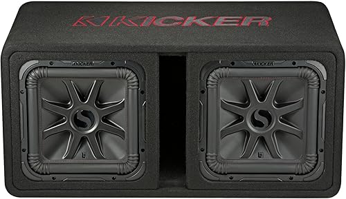Miniatura 2 de KICKER 45DL7R122 L7R 12" Subwoofers duales+paquete de subcaja ventilada con amplificador mono Rockville+kit de amplificador (3 artículos)