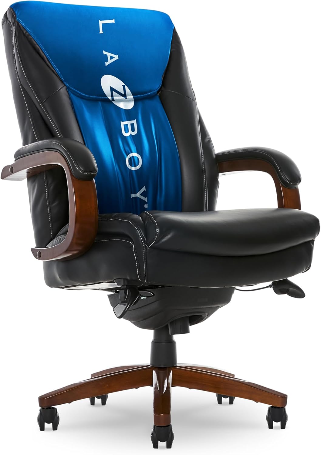 Wood Lazy Boy Rolling Chair LA-Z-BOY 400 Lb Capacity Big Tall