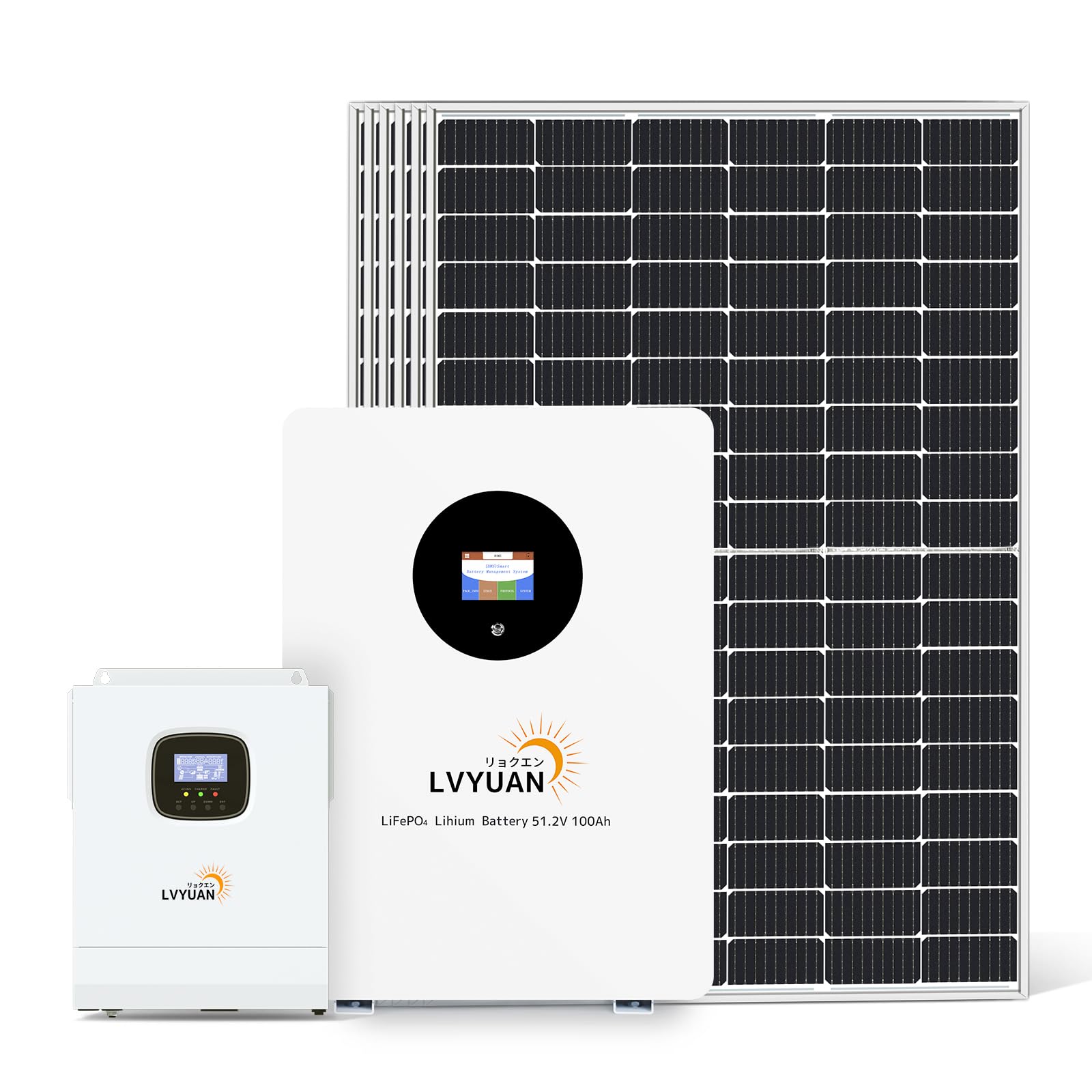 Amazon | LVYUAN(リョクエン) 51.2V 100AH LiFePO4 リン酸鉄リチウム