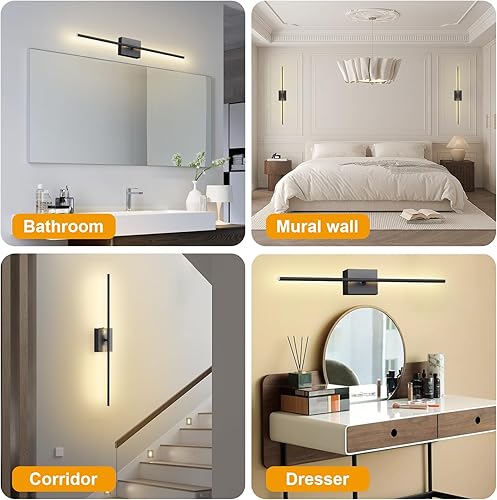 Miniatura 7 de Aplique de pared a pilas, lamparas elegantes para sala de pared recargable lámpara de pared, apliques lamparas de pared inalambricos para habitacion