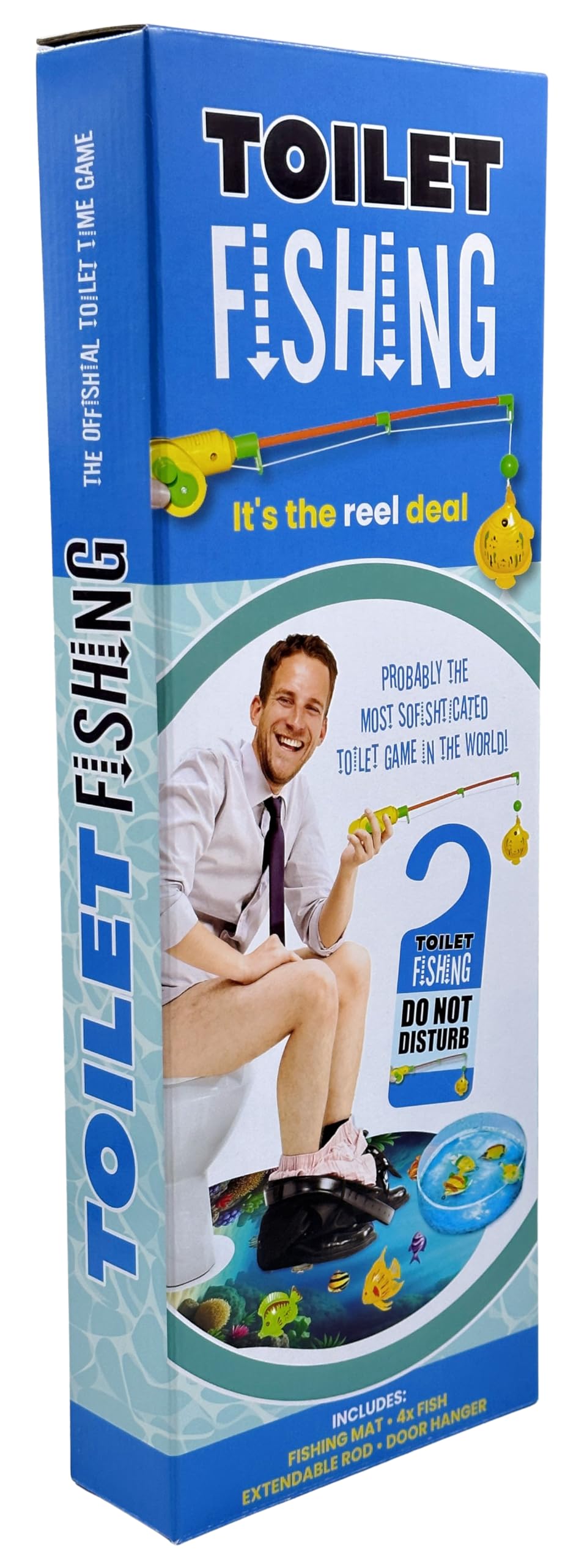 Diabolical DP1268 Toilet Fishing, Funny Fishing Gifts for Men for Dad Under 15 Pounds