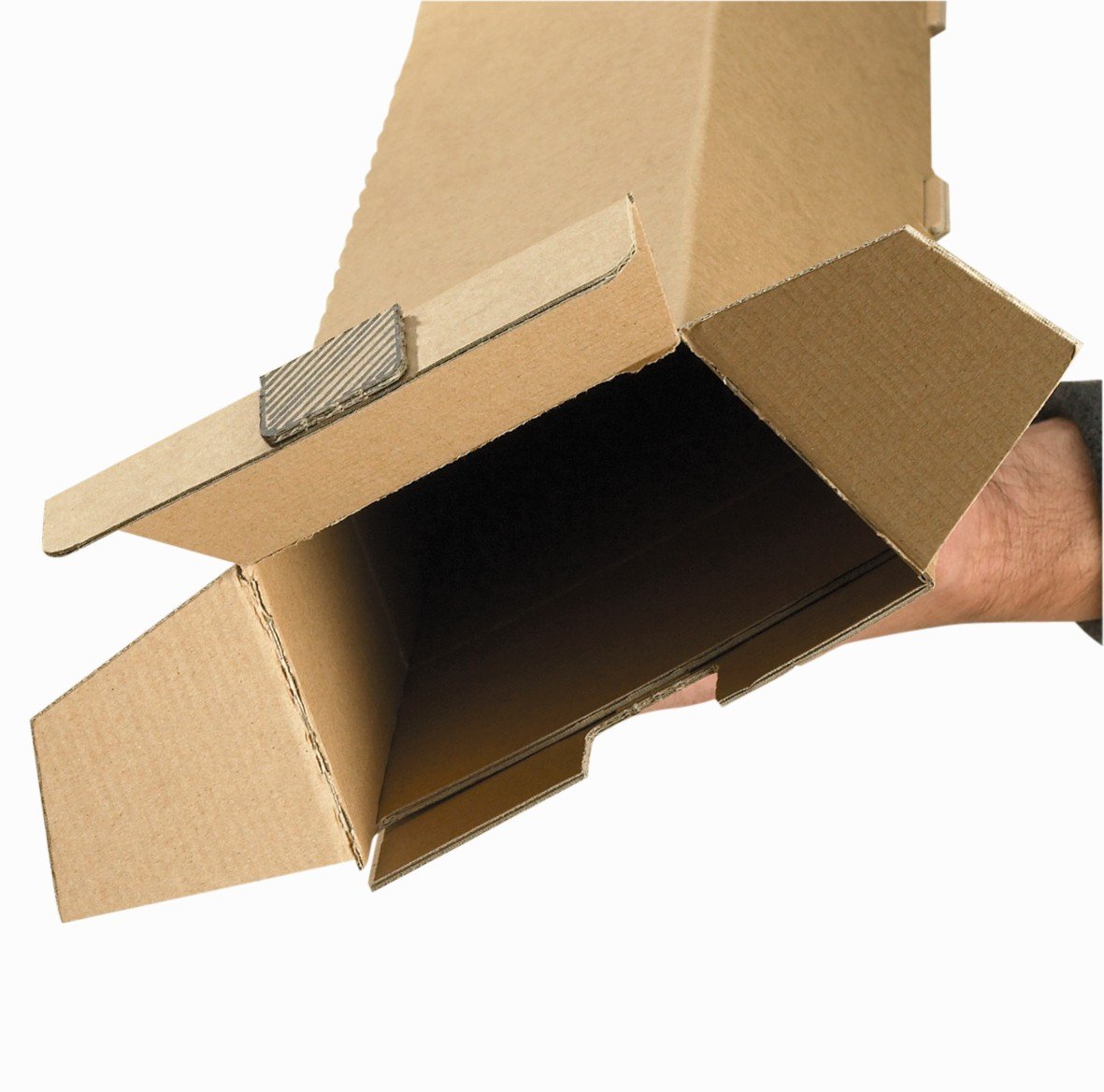 Trapez-Versandverpackung Premium Extra PP T05.06 aus doppelter Wellpappe, DIN A0, 860 x 145/108 x 75 mm, 20-er Pack, braun