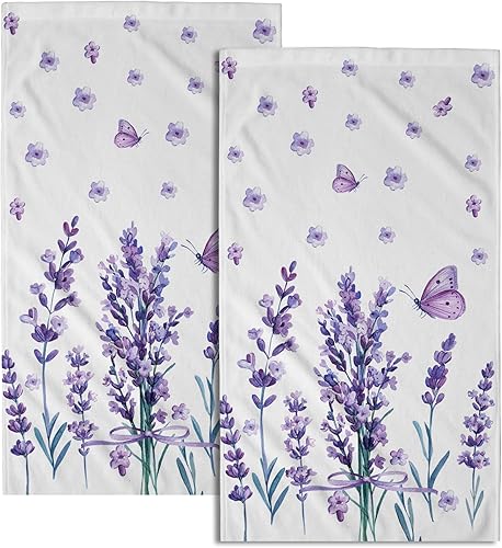 Vista 121 de Giwawa Juego de 2 toallas de mano de hojas marrones, toallas de baño bohemias suaves y delgadas, altamente absorbentes, decorativas, para cocina