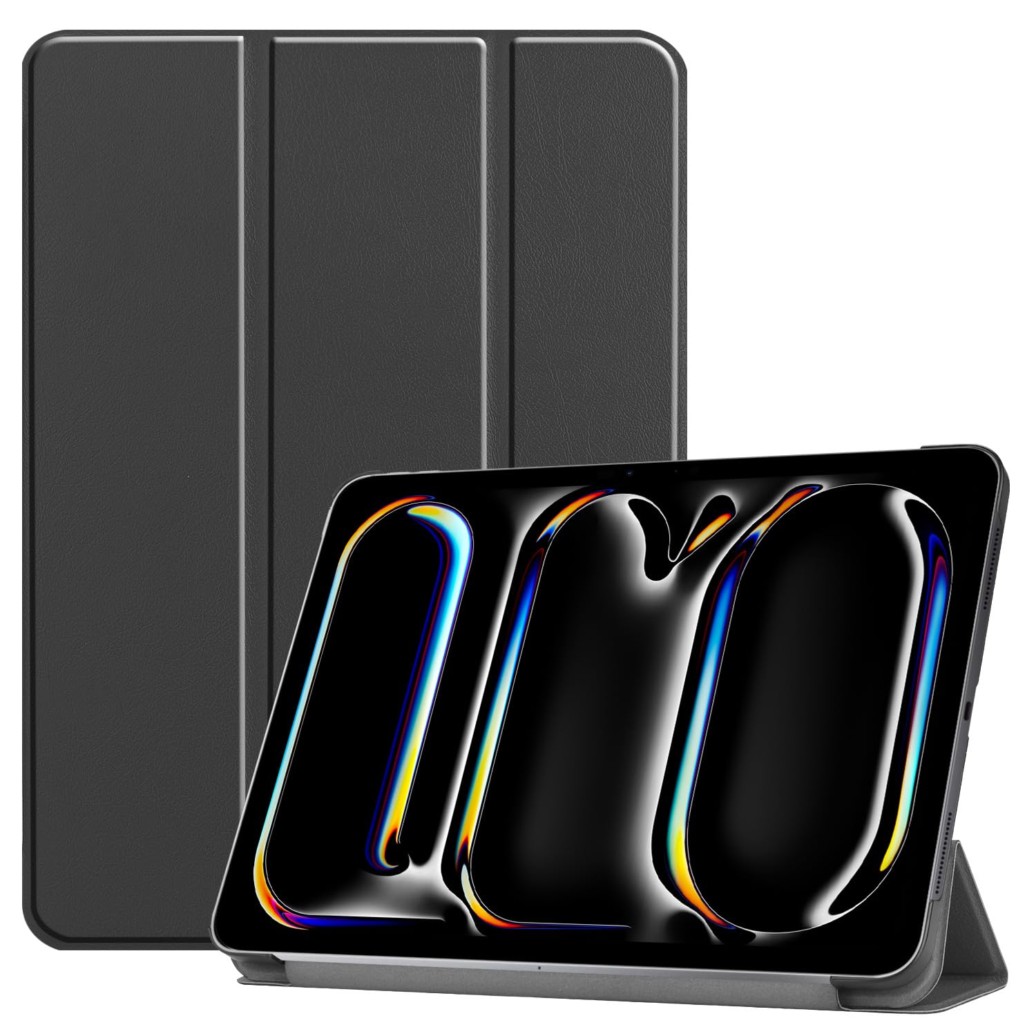 Boxome Case Cover for iPad Pro 11 inch 2024 [Auto Sleep/Wake Cover] [Leather Trifold Stand] - Black (B0D7WLQLZ3) Amazon Price History, Amazon Price Tracker