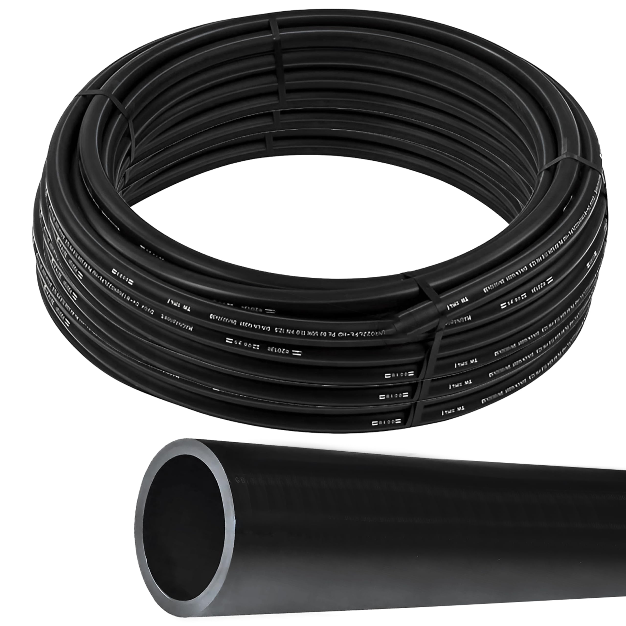 ESTO Tubo per Irrigazione PN 6, Tubo in PVC per Acqua 200 300 400 500 Metri, 20 25 32 ? Bassa Densità, Orto, Giardino, Tubo per Irrigazione 400 METRI/DN 20