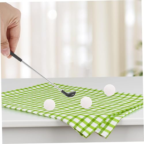 Miniatura 6 de Juego de mini putter de golf con bolas pequeñas, palos de golf realistas de escritorio para interiores para el desarrollo de habilidades, fomentar