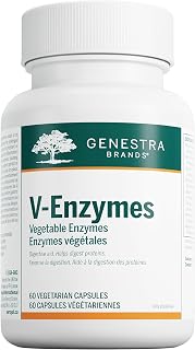 Genestra Brands - V-Enzymes - Digestive Support - 60 Vegetable Capsules