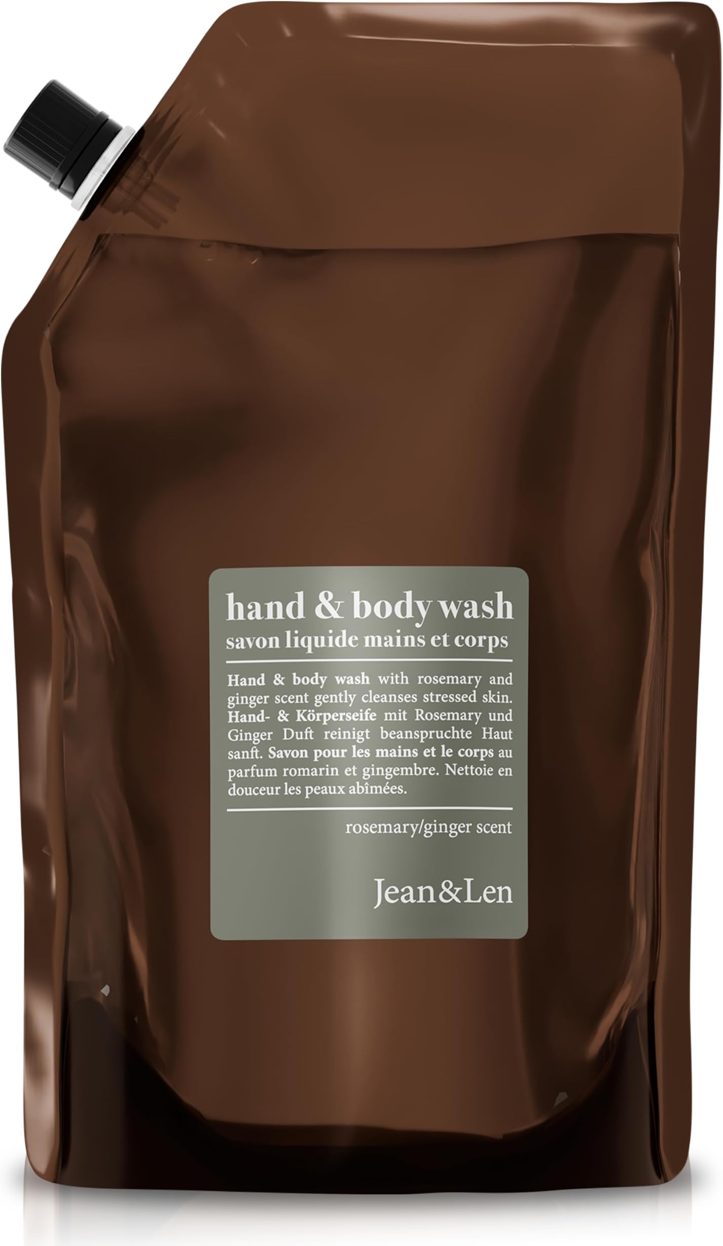 Hand & Body Wash Rosemary & Ginger, Refill, 1.5 L