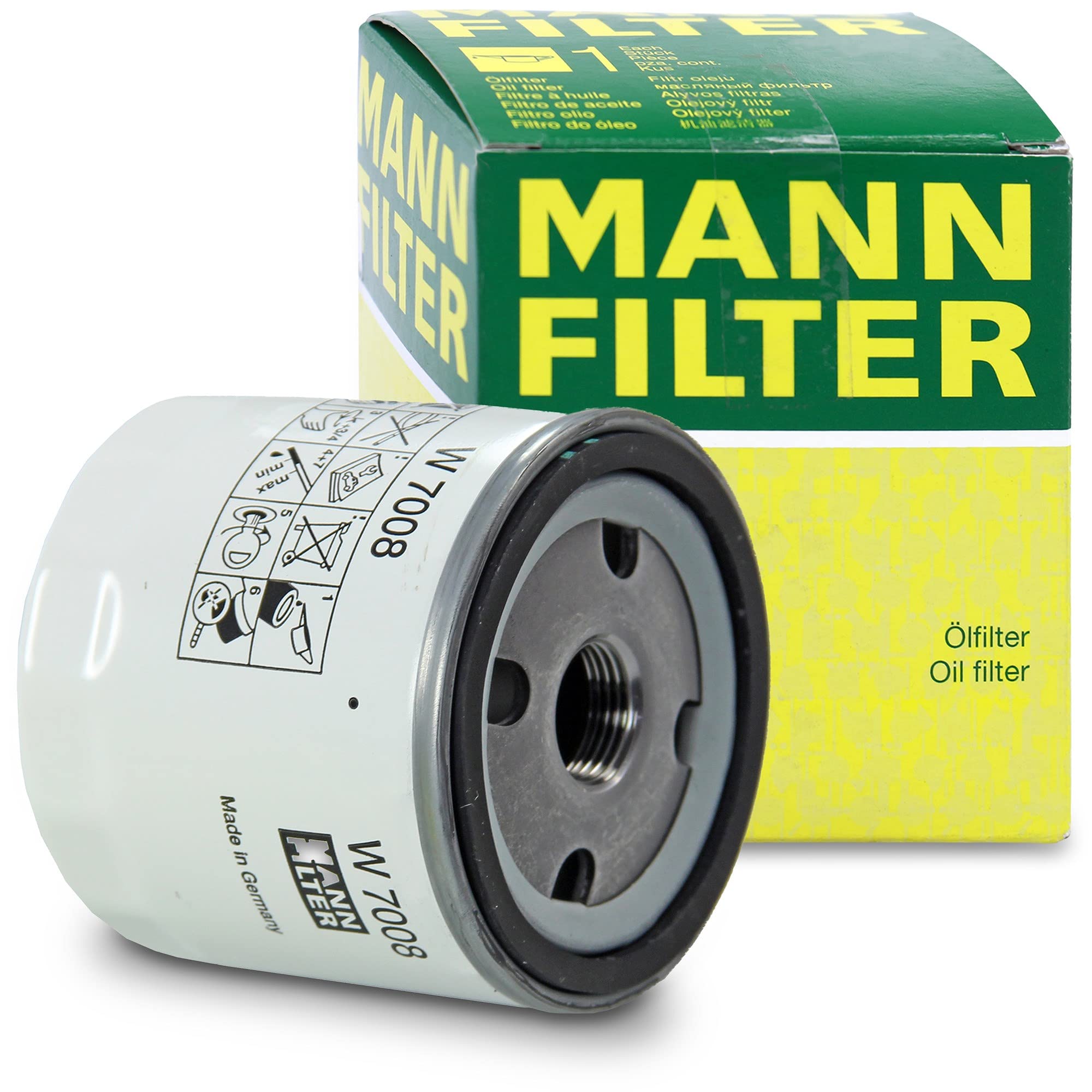 1x Ölwechsel Set - MANN ÖLFILTER + 5 L CASTROL MAGNATEC STOP-START 5W-30 A5