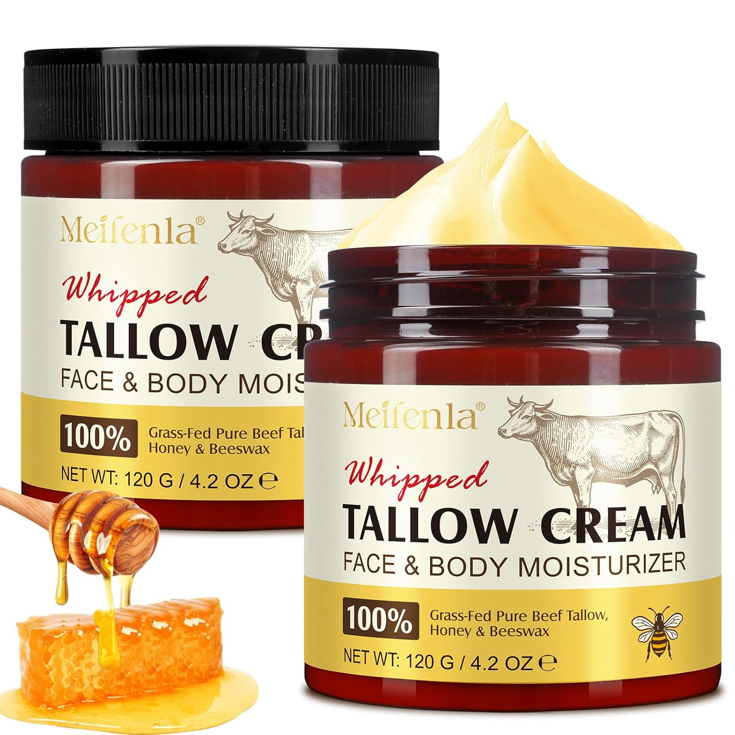 Amazon.com: Beef Tallow for Skin, Beef Tallow for Face, Organic Beef ...