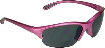 proSPORT Bifocal Reader Sunglasses Safety Black Pink TR90 Frame Z87 Lens Golf Cycling Motorcycle Riding Hiking