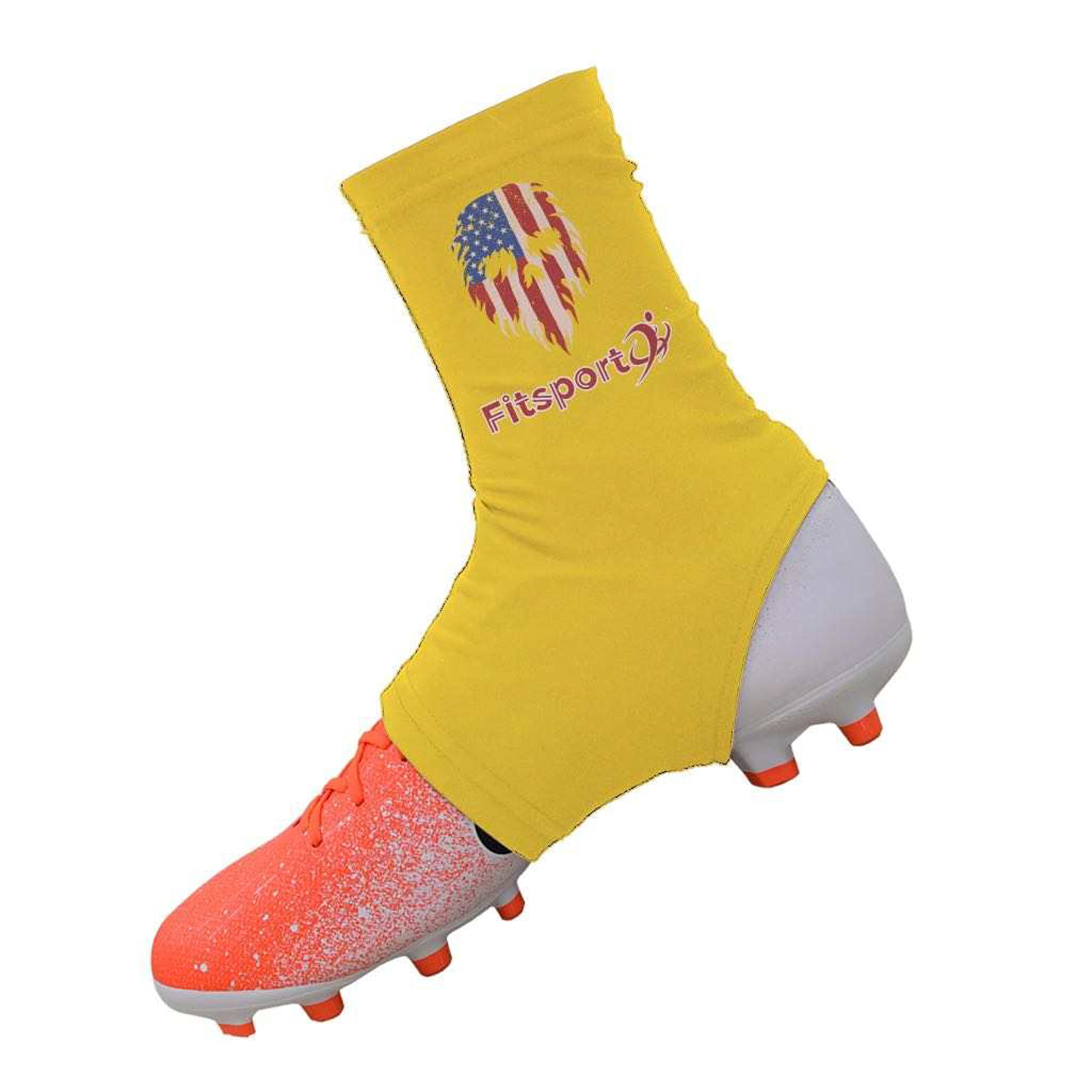 FITSPORT Football Spats Football Cleat Socks Cleat Spats for Soccer,  Baseball Softball,Cycling