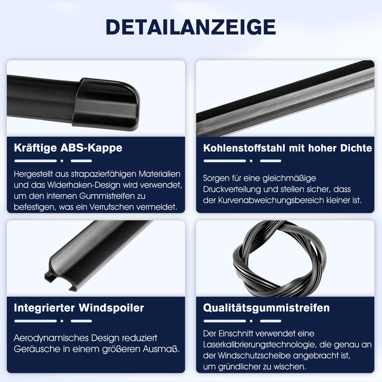 GEARMONSTER Zestaw wycieraczek przednich i tylnych, do VW Golf 4 / IV 1997-2005 (zestaw 3-częściowy: 480 mm/530 mm/330 mm)