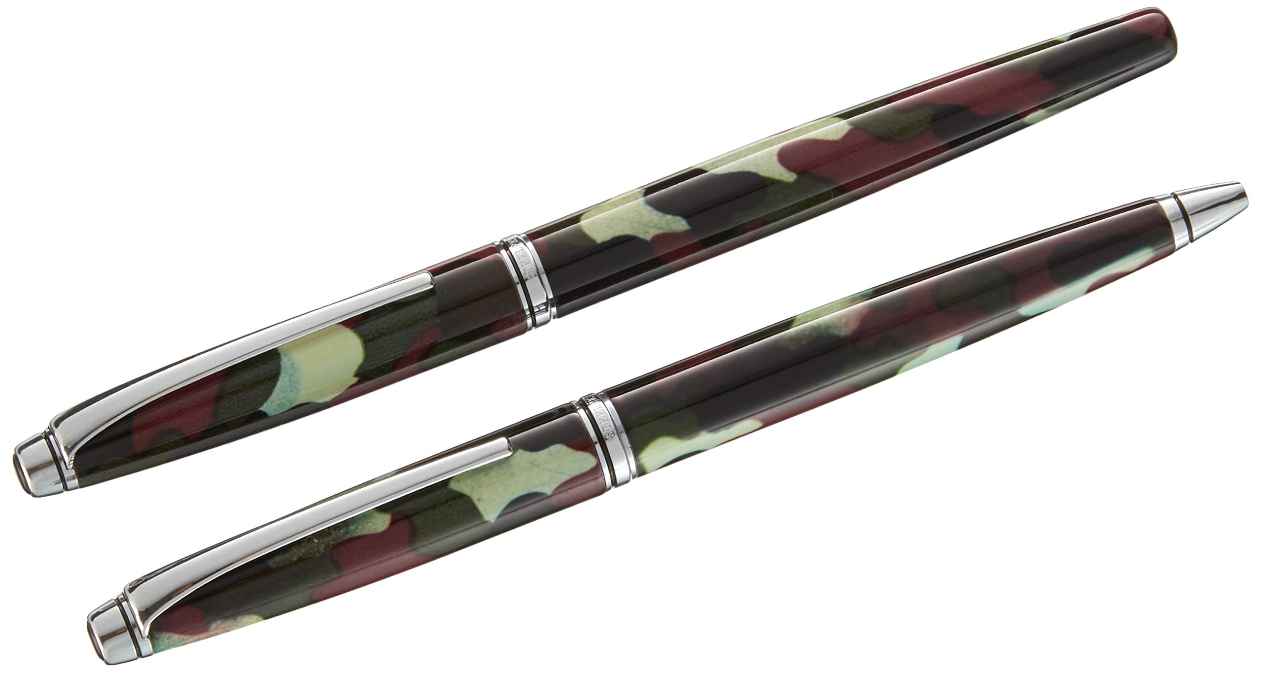 Steelpen 669 Kamuflaj Dolma Kalem+Tükenmez Kalem