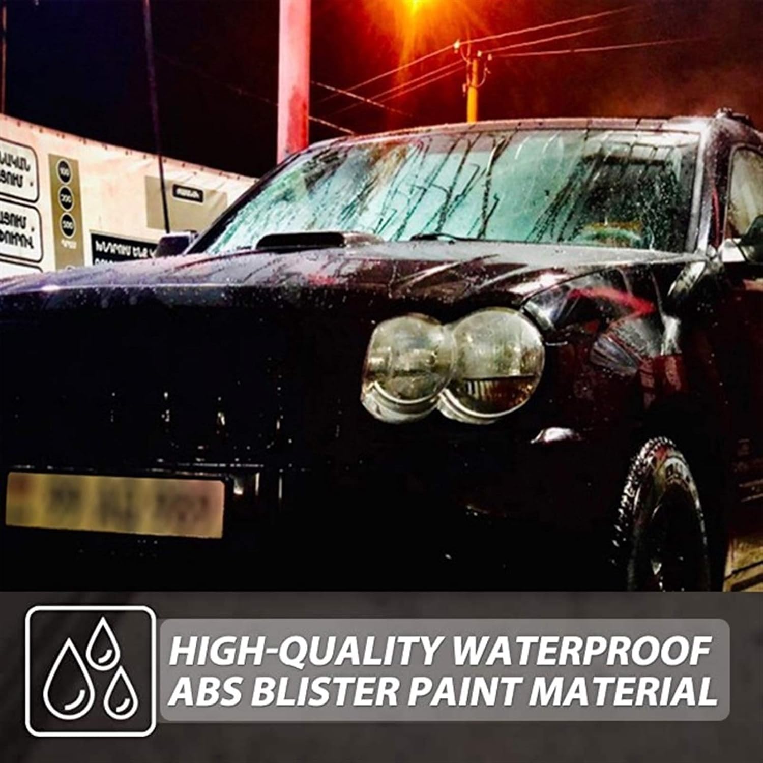 Hood Scoops Hood Scoops Vents Universal Car Decorative, Air Flow Hood Scoop ABS Universal Car DIY Stickers