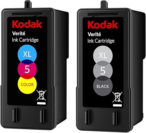 Miniatura 2 de Kodak Verite 5 tintas de repuesto (AL11CA) XL cartucho de tinta negro y color compatible con todas las impresoras Kodak Verite