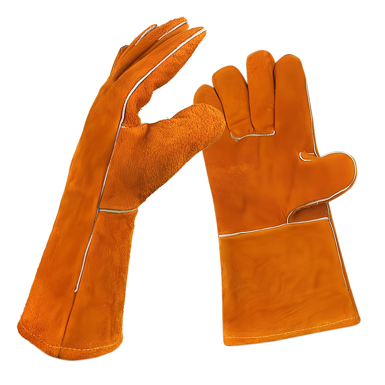 Professional Leather Welding Gloves for Welding Tasks and Industrial Gloves Cattlehide